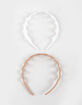 FULL TILT Acrylic Wide Tooth Headband 2 Pack image number 2