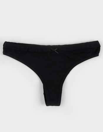 FULL TILT Cotton Bow Thong Primary Image