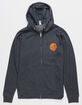 SANTA CRUZ Classic Dot Mens Zip-Up Hoodie image number 2