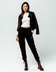 CHAMPION Reverse Weave Black Womens Jogger Pants image number 1