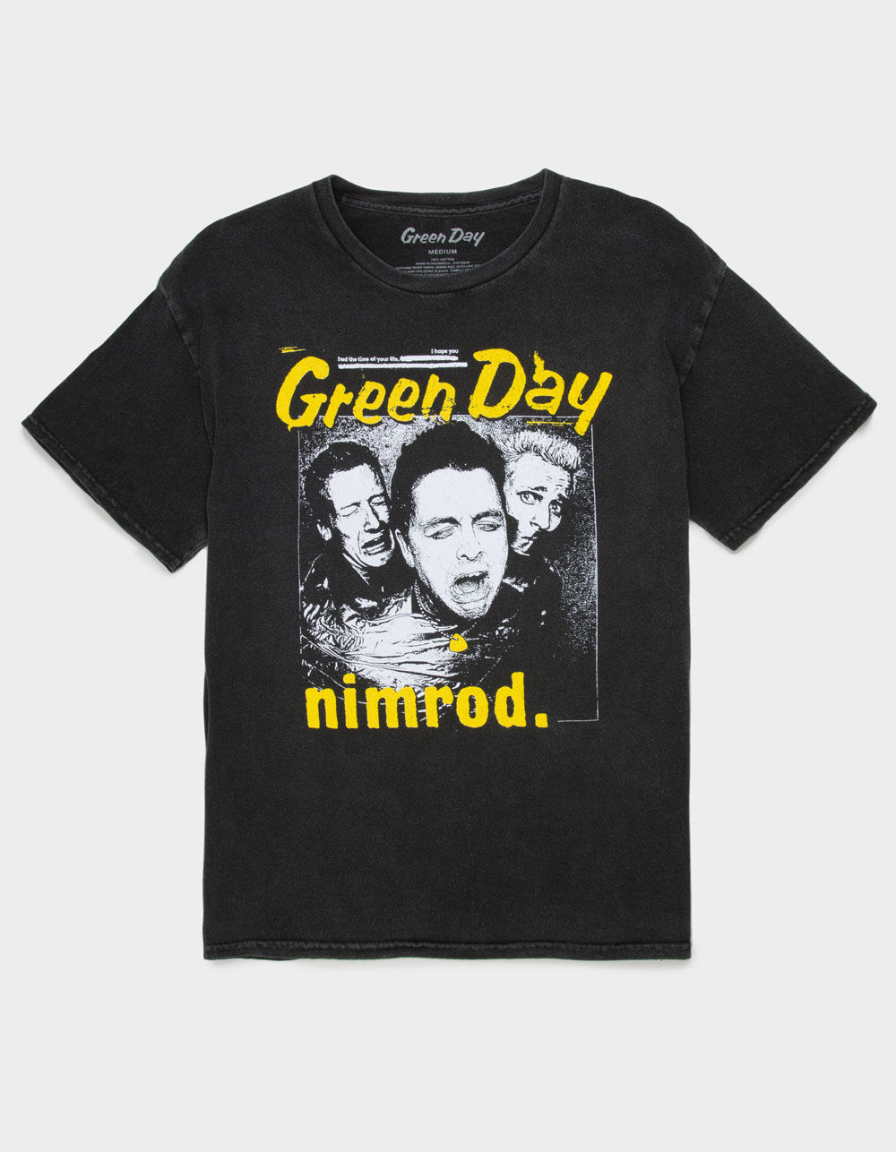 GREEN DAY シャツ　M GREEN DAY Mens Cropped Tee - BLACK | Tillys