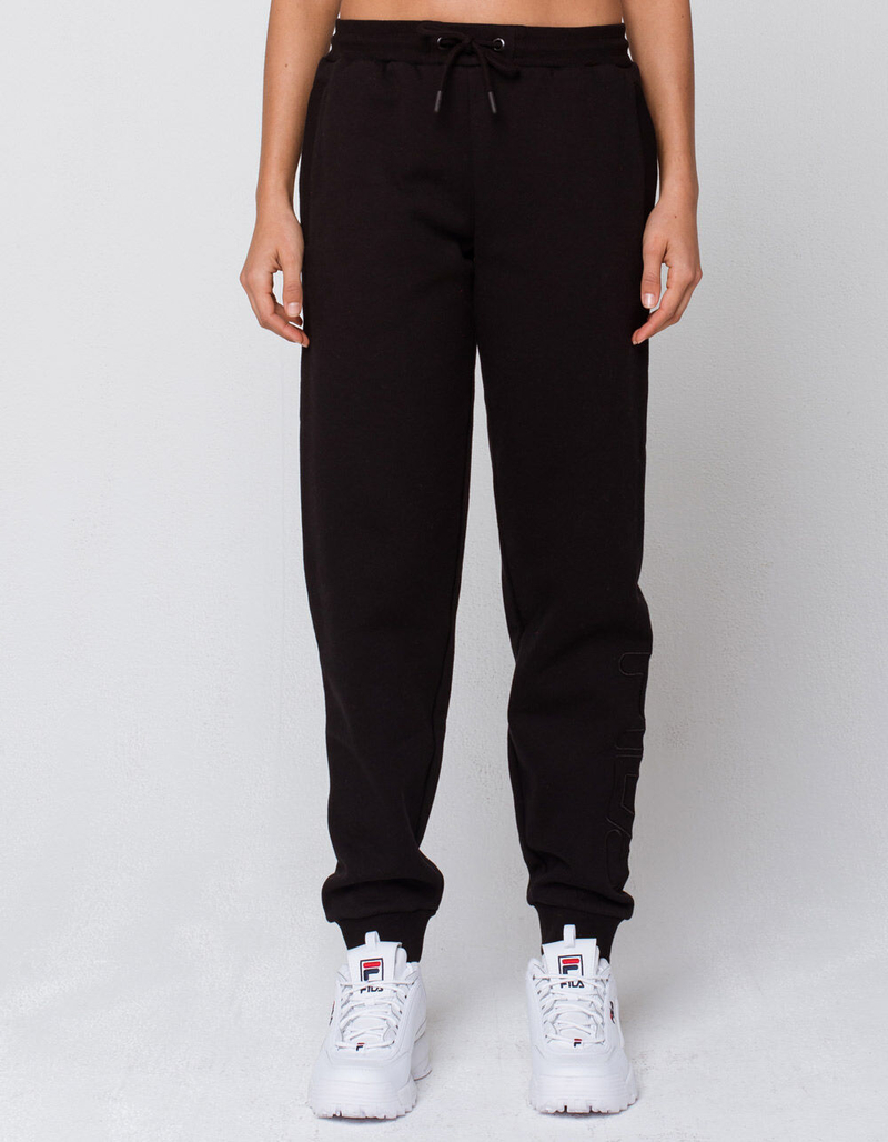 FILA Mitsu Black Womens Jogger Pants image number 2