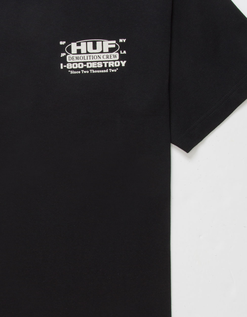 HUF Demolition Crew Mens Tee image number 3