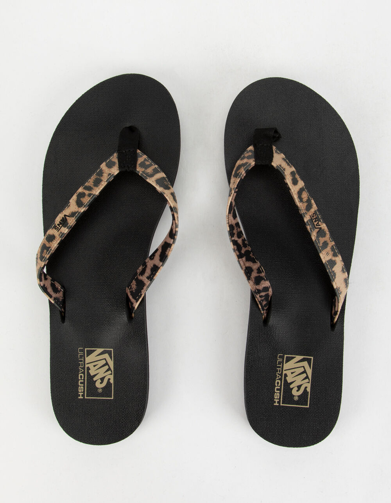 VANS Soft-Top Leopard Womens Sandals image number 4