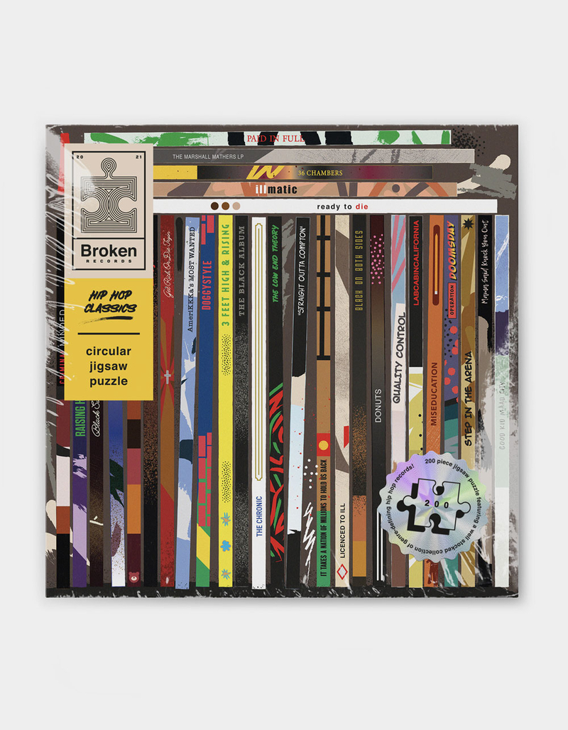 SUCK UK Broken Records Jigsaw Puzzle image number 2