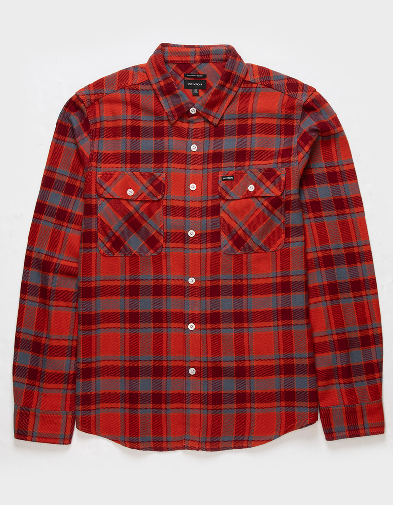 BRIXTON Bowery Mens Flannel image number 0