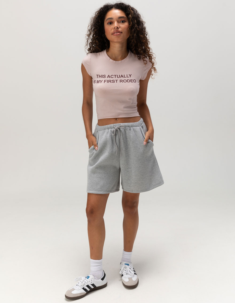 FULL TILT My First Rodeo Womens Baby Tee image number 4