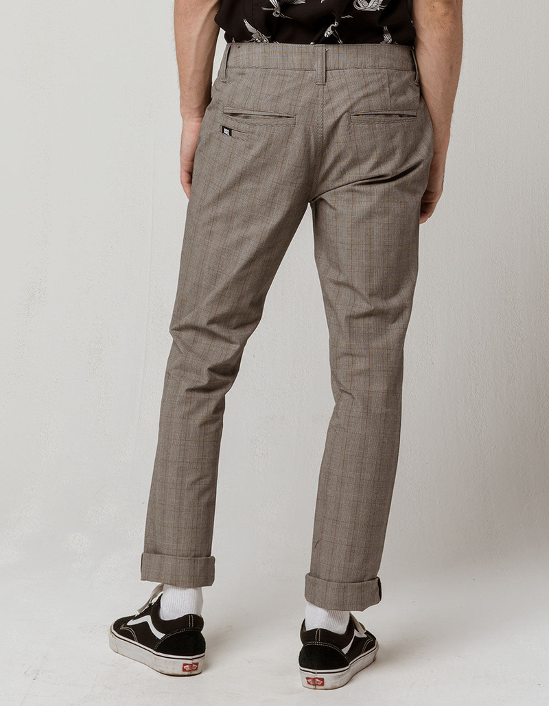 RSQ London Rigid Plaid Skinny Mens Chino Pants image number 3