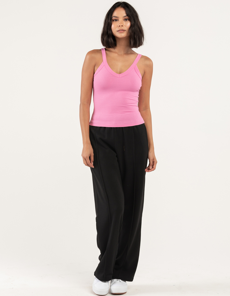 FULL TILT Essentials V-Neck Womens Tank Top image number 3