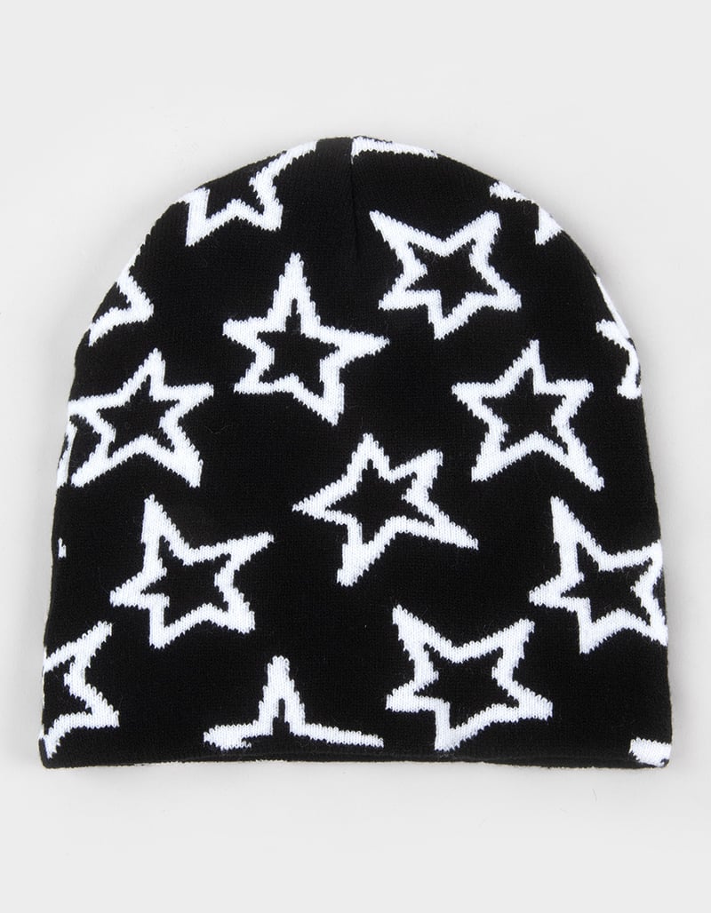 Star Repeat Skully Beanie image number 1