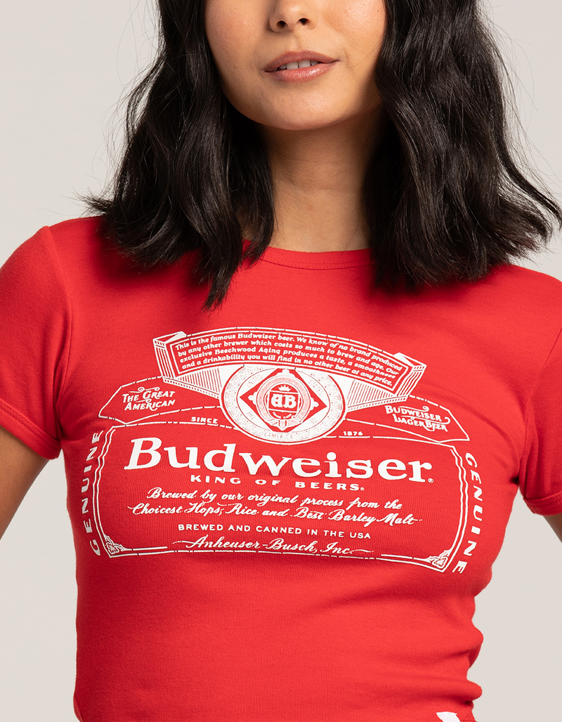 RSQ Budweiser Womens Baby Tee image number 1