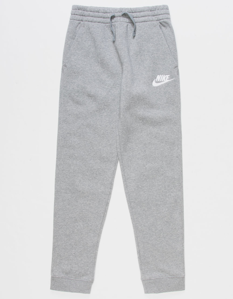 NIKE Sportswear Club Fleece Boys Sweatpants GRAY Tillys