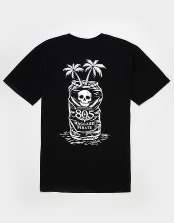 HAGGARD PIRATE x 805 Island Time Mens Tee Primary Image