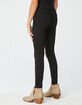 RSQ High Rise Ankle Skinny Exposed Button Girls Black Jeans image number 3