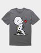PEANUTS Snoopy Charlie Hug Unisex Tee image number 1