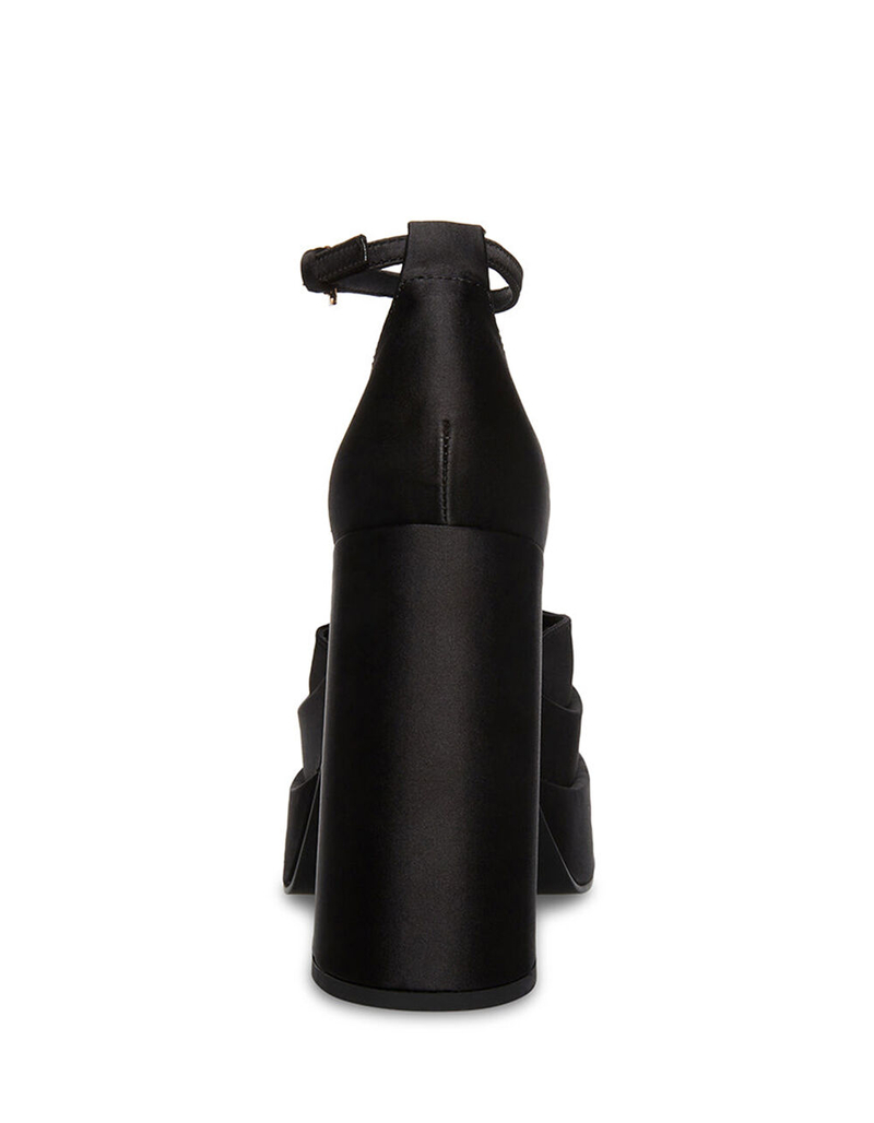 STEVEN MADDEN Charlize Satin Platform Heels image number 5