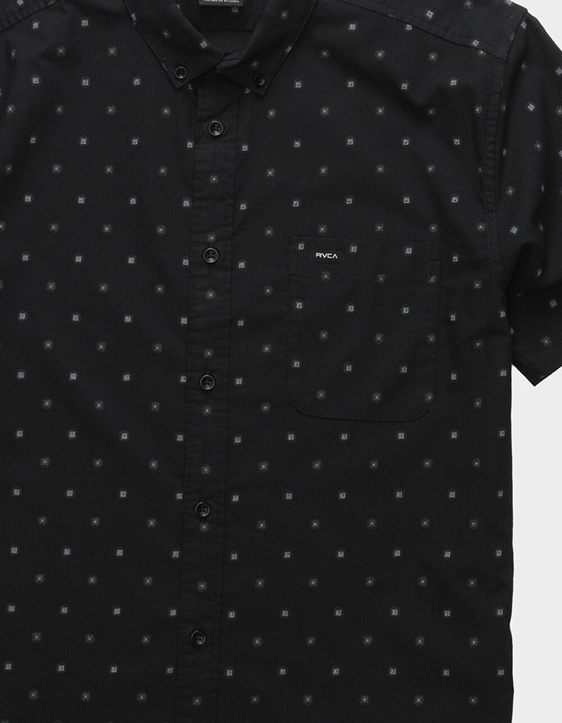 RVCA That'll Do Print Stretch Mens Black Shirt image number 1