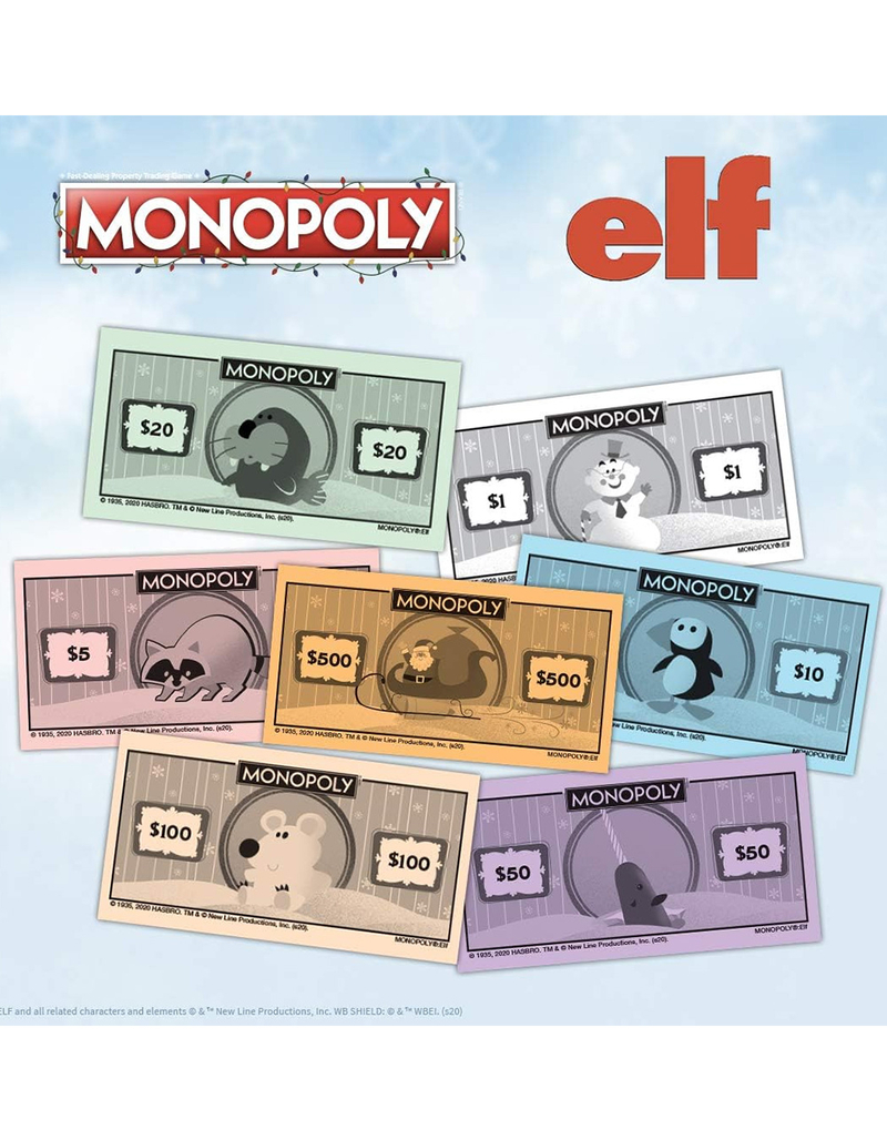 USAOPOLY Monopoly Elf Board Game image number 6