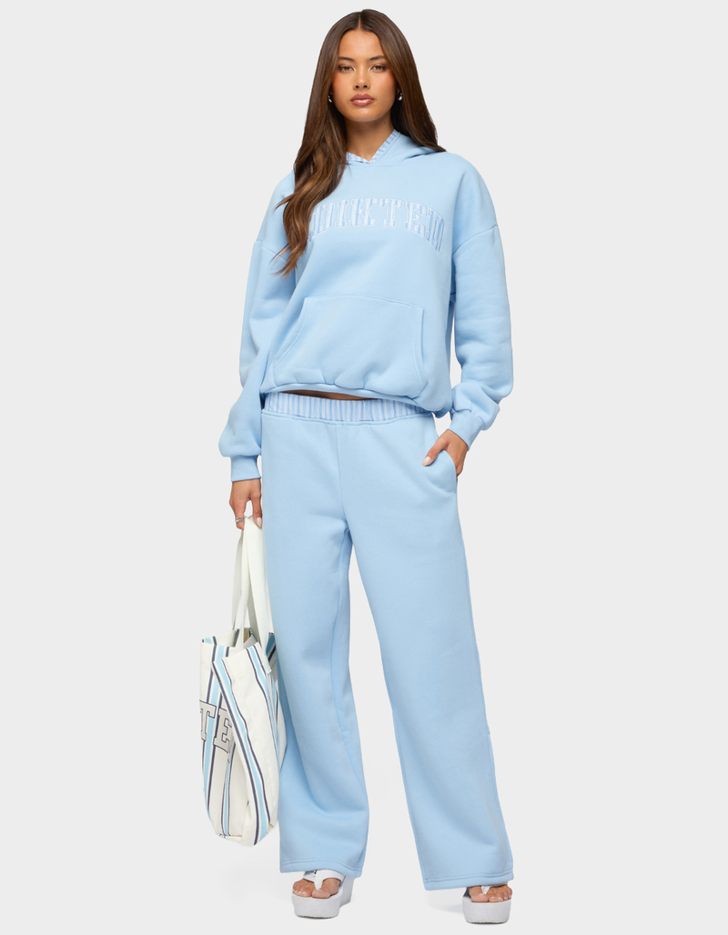 EDIKTED Core Stripey Oversized Hoodie image number 4