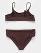 DAMSEL Flat Rib Bralette Girls Bikini Set image number 2