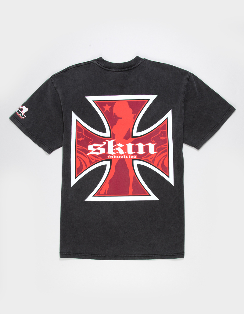 SKIN INDUSTRIES C 4 Red Mens Tee image number 0
