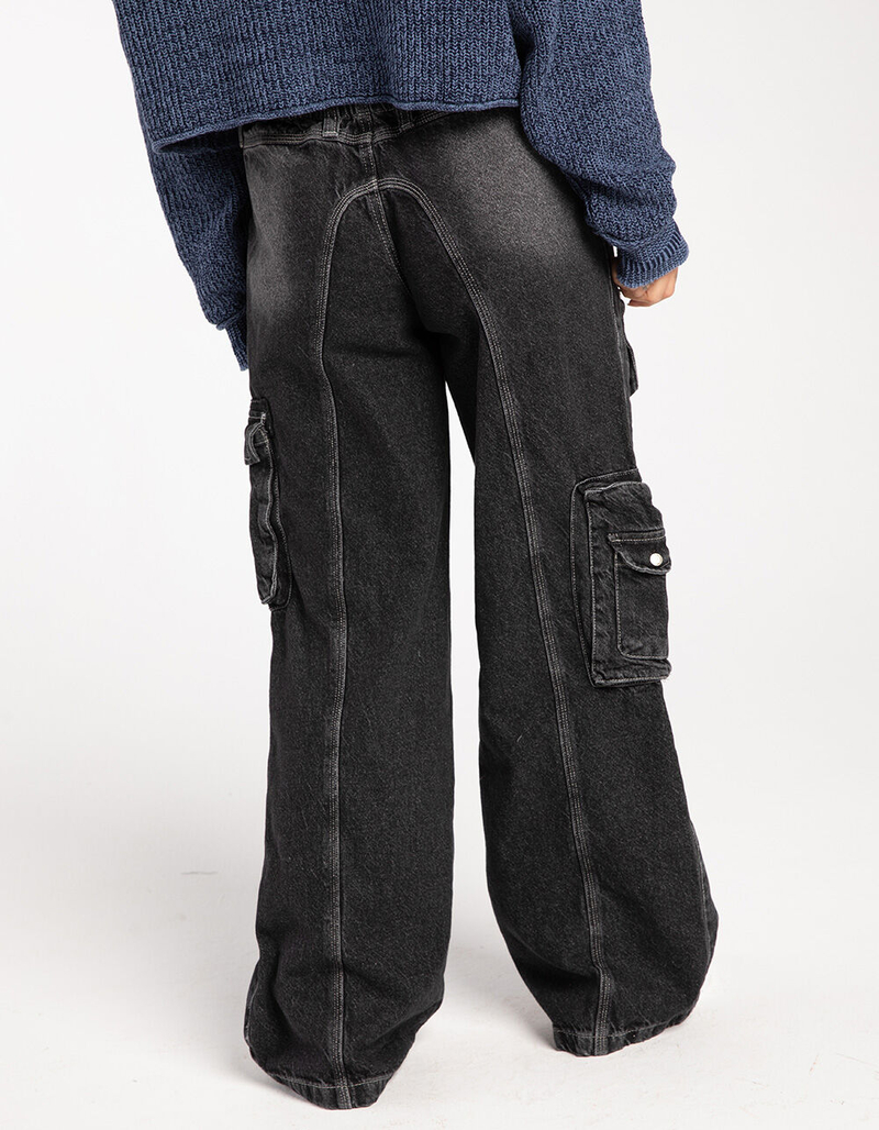 BDG Urban Outfitters Y2K Low Rise Womens Cargo Jeans image number 3