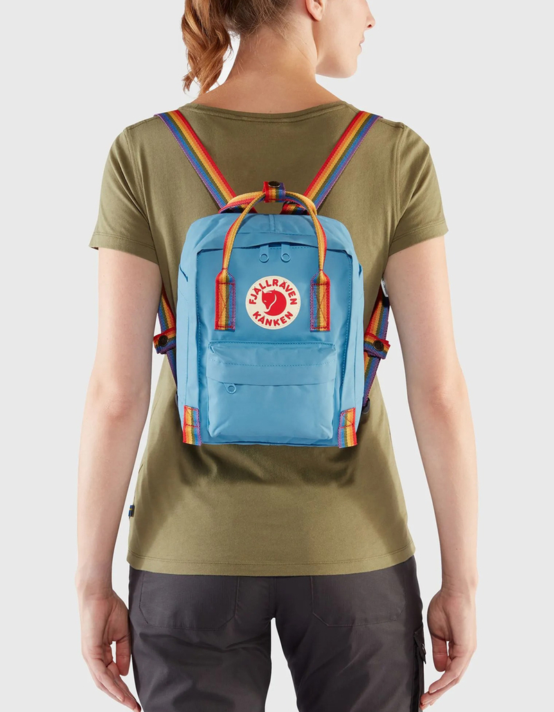 FJALLRAVEN Kanken Rainbow Mini Backpack image number 3