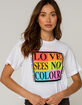 CROSS COLOURS Love Sees No Colour Womens Crop Tee image number 1