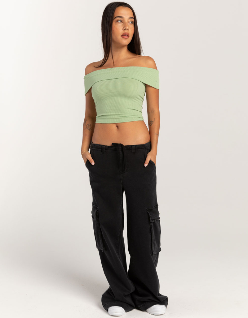 RSQ Womens Off The Shoulder Top image number 1