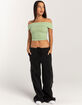 RSQ Womens Off The Shoulder Top image number 2