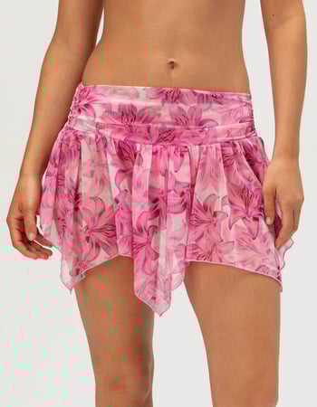 FULL TILT Mesh Womens Cover-Up Skirt Alternative Image