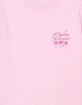 PARADISE Pink Palms Unisex Kids Tee image number 3