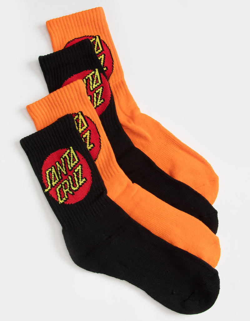 SANTA CRUZ 4 Pack Cruz Boys Crew Socks image number 0