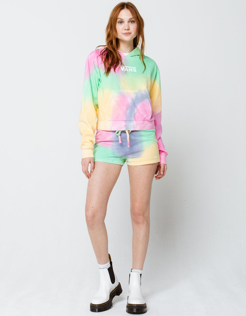 VANS Aura Tie Dye Womens Crop Hoodie image number 3