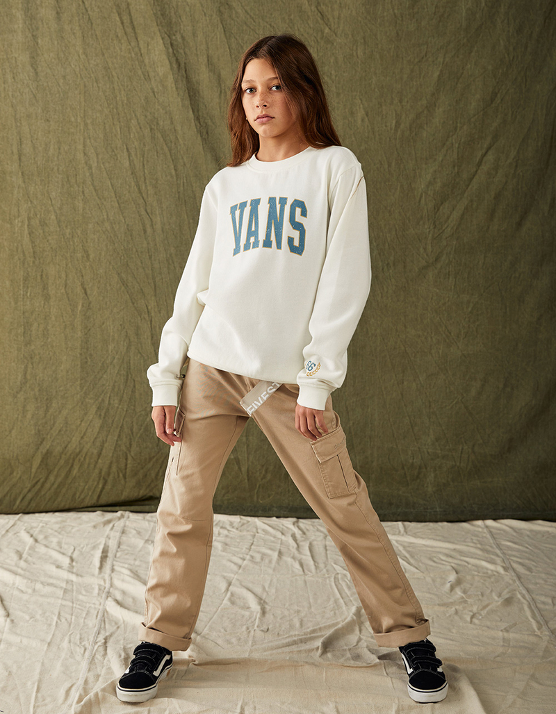 FIVESTAR GENERAL CO. Belted Crop Twill Girls Cargo Pants image number 3
