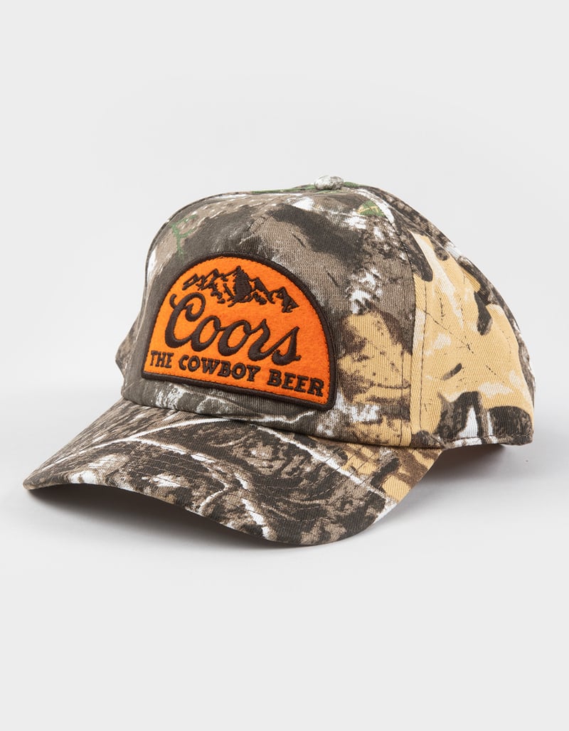 AMERICAN NEEDLE Coors Camo Roscoe Snapback Hat image number 0