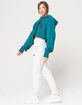 CHAMPION Vintage Womens Crop Hoodie image number 4