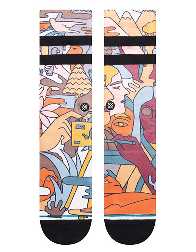 STANCE Calication Mens Crew Socks image number 1