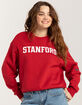 HYPE AND VICE Stanford University Womens Crewneck Sweatshirt image number 1