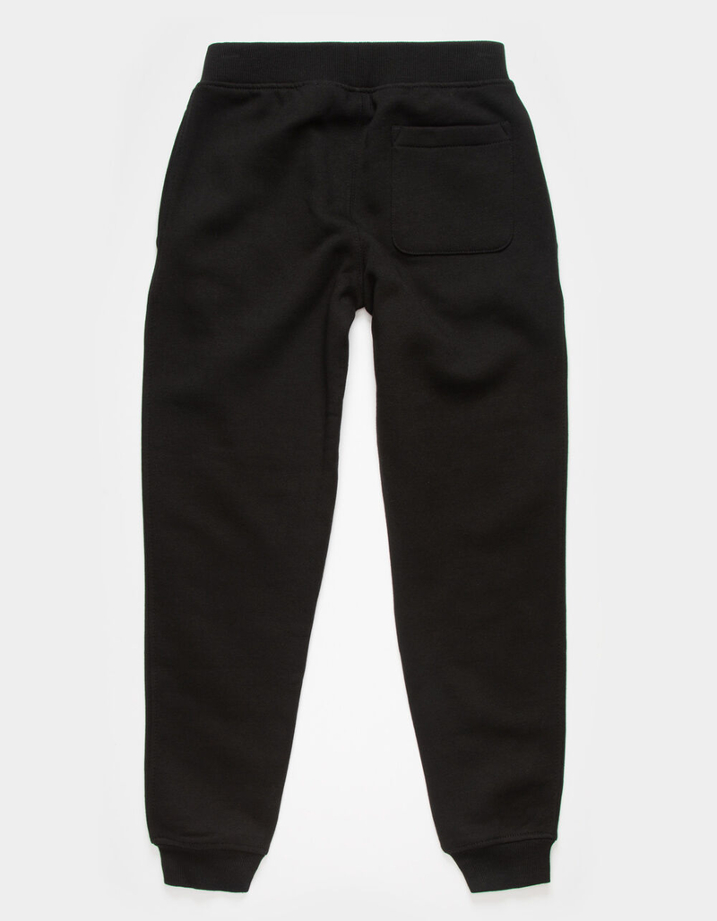 CHAMPION Fleece Girls Black Jogger Sweatpants image number 1