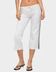 EDIKTED Milene Contrast Terry Capri Pants image number 1