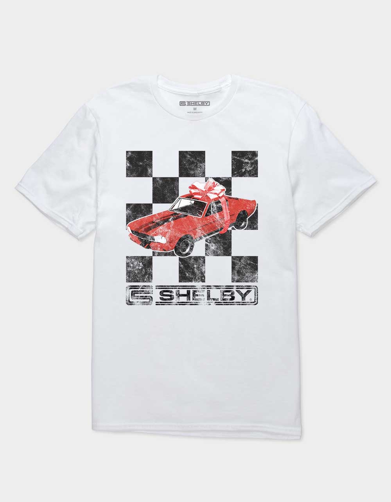 SHELBY COBRA Checkboard Bow Unisex Tee image number 0