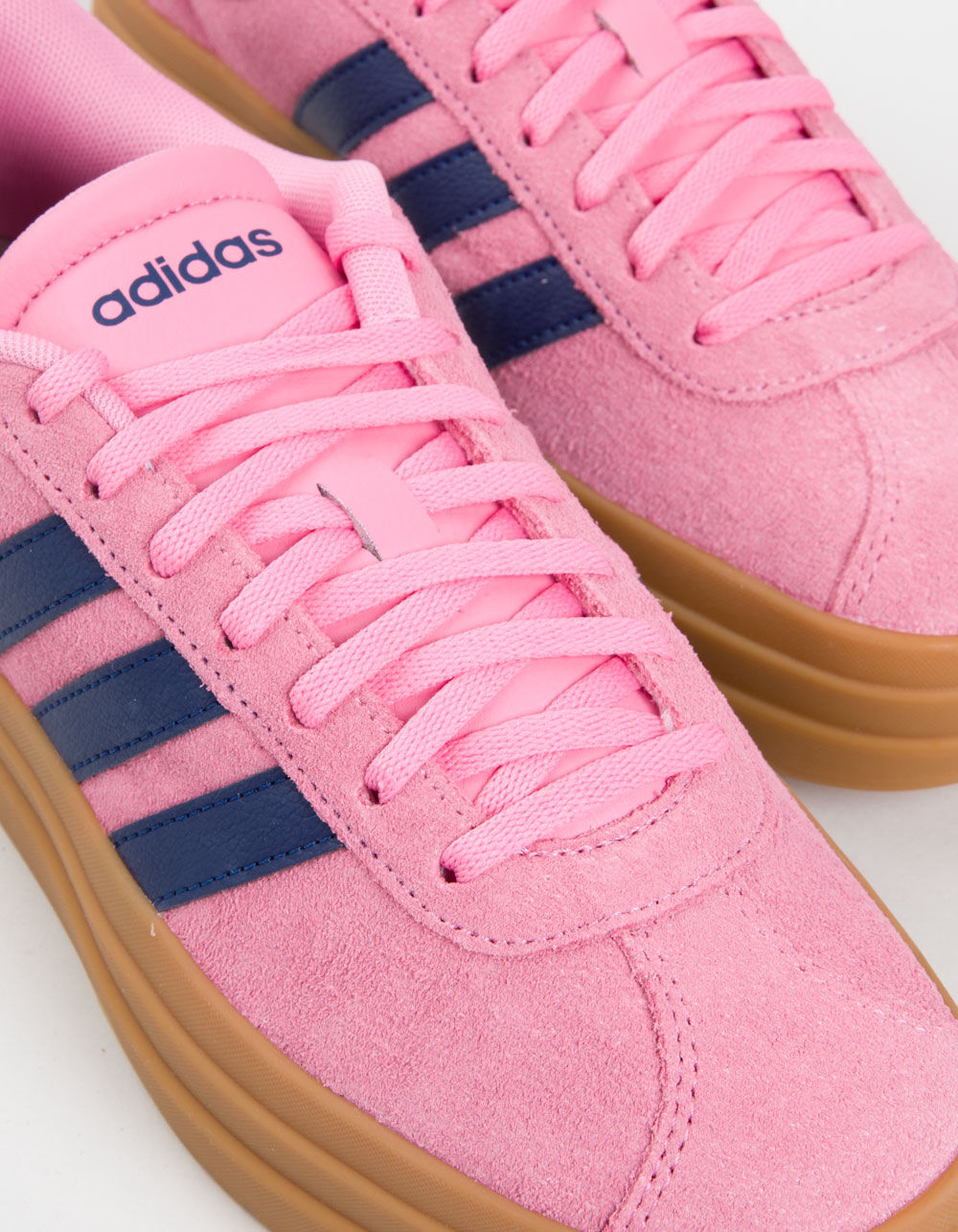 ADIDAS VL Court Bold Womens Platform Shoes - PINK/BLUE | Tillys