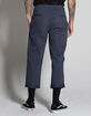 RSQ Straight Cropped Washed Navy Mens Chino Pants image number 4