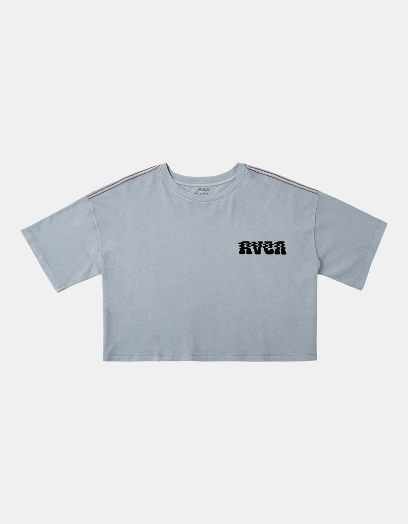 RVCA Hookah Snail Womens Oversized Crop Tee image number 1