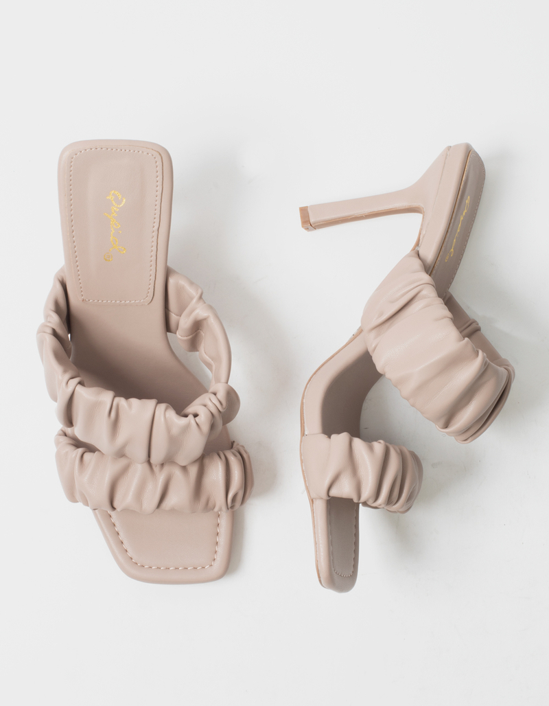 QUPID Womens Scrunch Heel image number 4