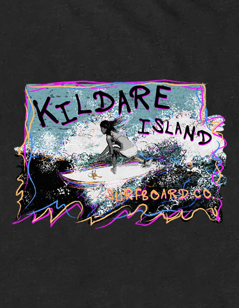 OUTER BANKS Kildare Island Surfing Scribble Unisex Tee image number 1