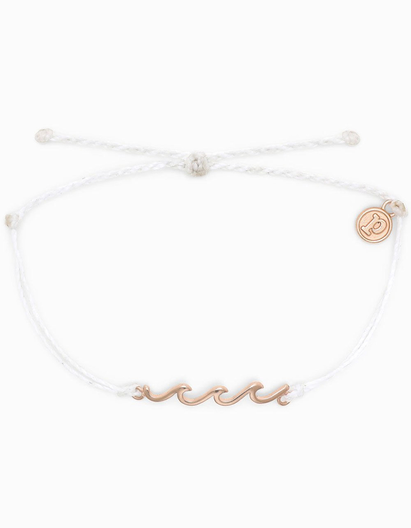 PURA VIDA Delicate Wave White Bracelet image number 0