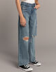 RSQ Girls High Rise Wide Leg Jeans image number 3