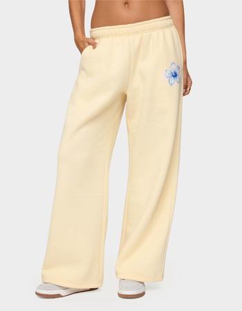 EDIKTED Tropical Bloom Sweatpants Primary Image